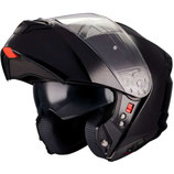 Casco Moto Modulare P/J Mt Helmets GENESIS SV PURE A1 Nero Lucido