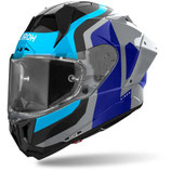 Casco Moto Integrale Airoh GP 800 COMPETITION Blu Lucido
