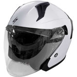 Casco Moto Jet Stormer RUN Bianco Perla