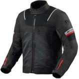 Giubbotto Moto Tessuto Rev'it TORNADO 4 H2O Nero Antracite