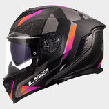 LS2 FF818 STORM III SPORTY GREY PURPLE 168180407