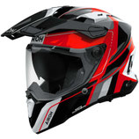 Casco Moto Adventure Airoh COMMANDER 2 SKIP Rosso Lucido