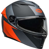 Casco Moto Integrale Bell LITHIUM SHEAR Opaco Grigio Arancio