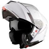 Casco Moto Modulare P/J Mt Helmet GENESIS SV S Solid A0 Bianco Lucido