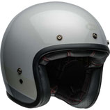 Casco Moto Jet Cafè Racer Bell CUSTOM 500 APEX FLAKE Argento Lucido