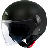 Casco Moto Jet Mt Helmets STREET S 22.06 NERO OPACO
