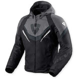Giacca Moto Rev'it Quantum 3 H2O Nero Grigio