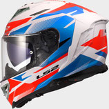 LS2 FF818 STORM III KOMAI WHITE BLUE RED