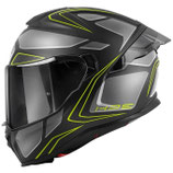 Casco Moto Integrale Givi 55.1 ZEPHIR Nero Opaco Argento Titanio Giallo Fluo