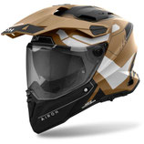 Casco Moto Adventure Airoh COMMANDER 2 REVEAL Sand Opaco