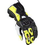 Guanti Moto In Pelle CE Sportivi Ls2 SWIFT Nero GIALLO