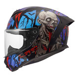 Casco LS2 FF820 Rapid 3 Zombie 2 nero rosso blu