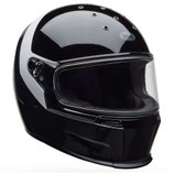 Casco Moto Integrale Bell ELIMINATOR MENACE Nero Bianco
