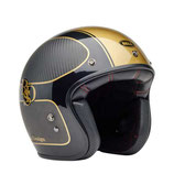 CASCO BELL CUSTOM 500 CARBON ROLAND SANDS PLAYER OPACO/LUCIDO NERO/ORO