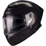 Casco Moto Integrale Mt Helmets THUNDER 4 SV PURE A1 Nero Lucido