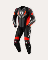 Tuta Intera Quantum 3 Antracite-Neon Rosso