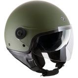 Casco Moto Jet Tucano Urbano EL'METTIN 6.0 Matt Airborne Green