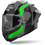 Casco Moto Integrale Airoh GP 800 COMPETITION Verde Fluo Lucido