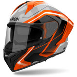Casco Moto Integrale Airoh MATRYX WIDE Arancio Lucido