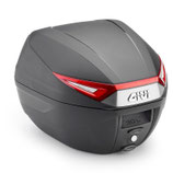 Bauletto Moto GIVI Monolock C30N Nero 30lt Catadiottri rossi