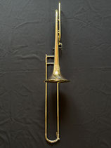 B/F - Posaune - "Schmid" - mit Quartventil - Schallstück aus Goldmessing  - vibrationsentdämpft