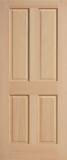 新品木製内部ドア４４　/　６６デザイン　内装天然無垢ドア（ベイツガ　無塗装品）