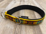 Zug-Stop Halsband "Peru gelb"