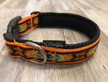 Hundehalsband "Peru orange"