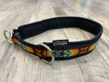 Zug-Stop Halsband "Peru schwarz"