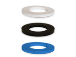 Rubber gasket pack of 3, includes three colors (white, black and blue)