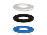 Rubber gasket pack of 3, includes three colors (white, black and blue)