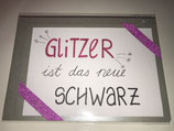 Glitzer schwarz