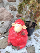 RIJO2501265R Schaf Figur lustig rot