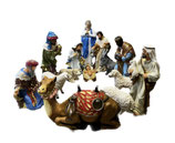 700390B Krippe 14-teilig groß fast lebensgroß