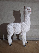 RIBEL259001 Lama Figur weiß