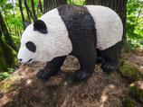 RIA912 Panda Bär Figur lebensgroß laufend