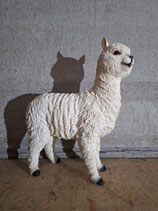 RIBEL259003 Lama Figur creme