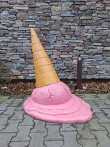 RIBEL255004 Eistüte Rosa Figur