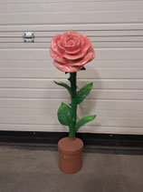 RIBEL258003 Rose Figur rosa