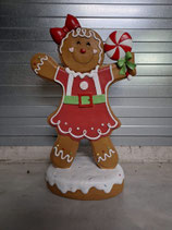RIBEL397043 Weihnachtsfigur Lebkuchenmädchen