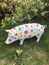 RIMC62 Schwein Figur groß bunt