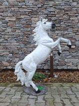 RIBEL224059 Pferde Figur aufsteigend fast lebensgroß