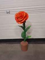 RIBEL258005 Rose Figur orange