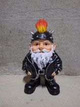 RIBEL212146 Zwerg Figur Biker Rocker mit Helm