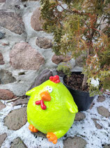 RIJO2501261GR Huhn Figur lustig grün