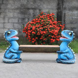 RIVL240135 Dinosaurier Bank Figur