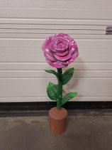 RIBEL258007 Rose Figur purpur