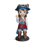 RIC-356VHD24 Pirat Figur Mädchen Patty lebensgroß