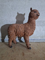 RIBEL259009 Lama Figur braun