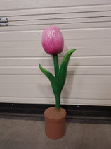 RIBEL258026 Tulpe Figur rosa